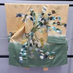 Y★4000★ 七五三 男の子 着物 襦袢付き かけ着 男児 一つ身