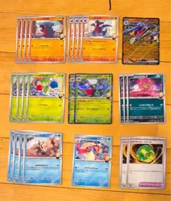 シロナのガブリアスex　熱風のアリーナ　ポケモンカード まとめ売り　デッキパーツ