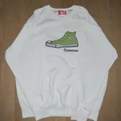 Converse スウェット ホワイト 刺繍ロゴのサムネイル