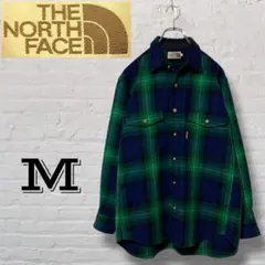 ノースフェイス　フランネルシャツ　ブラックウォッチ　US古着　アーカイブ
