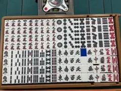 全自動麻雀卓旧アモス26ミリ牌ライトブルー1面皿付き - メルカリ