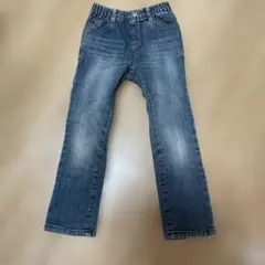 デニム ゴムウエスト フレアパンツ 110cm