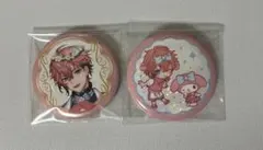 サンリオコラボ　赤城ウェン　缶バッジ