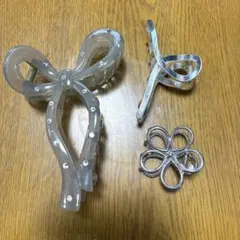 ヘアクリップセット 3点