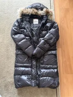 モンクレール ロングダウンコート サイズ1 ブラック