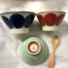 日本製 波佐見焼 丸紋 飯碗 茶碗 ご飯茶碗 夫婦茶碗　こども茶碗　くらわんか