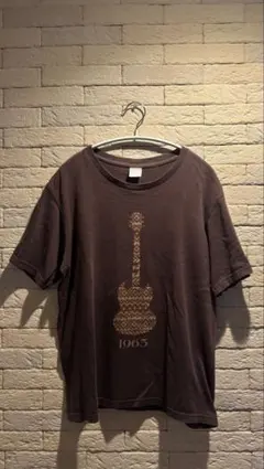 ナンバーナイン 02aw ジョージ期 ギター Tシャツ 3 ブラウン 1965