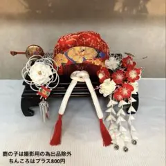 専用　七五三　梅花簪　金工簪×2 櫛平打ち簪　水引簪×3 後挿し　赤ちんころのサムネイル