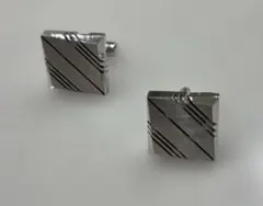 PILOT パイロット カフスボタン ストライプデザイン SILVER刻印 - メルカリ