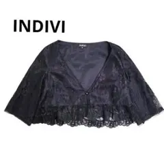 【日本製】インディヴィ　レースボレロ　七分袖　オケージョンのサムネイル