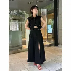 新品　lily brown ワークスカショーパン ブラック　0のサムネイル