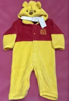 くまのプーさん　なりきり　カバーオール　ロンパース　フリース　50 60 70