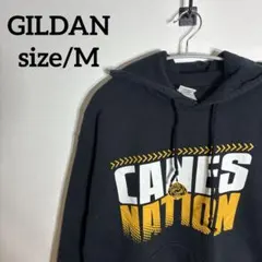 GILDAN バックプリント フード付きパーカー スウェット