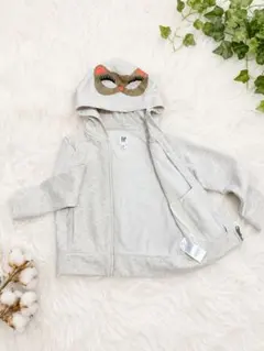 GAP Kids ジップパーカー XS 110 裏起毛キッズ