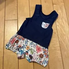 OCEAN & GROUND フラワープリントタンク水着