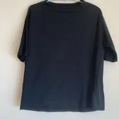 美品　半袖Tシャツ　ボトルネック　綿100 黒