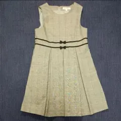 3can4on ワンピース フォーマル グレンチェック 130cm