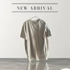 HEART MARKET ベージュトレーナー系半袖チュニック（ミニワンピ）
