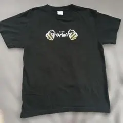 Orion オリオンビール ネオン風プリント Tシャツ ブラック