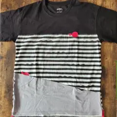 graniph　五味太郎　きんぎょがにげた　Tシャツ　M　ボーダー