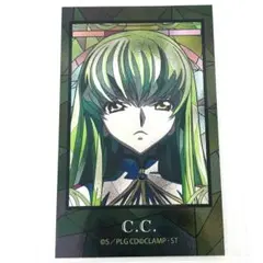 コードギアス　Aure Glass インスタントカメラ風イラストカード　C.C②