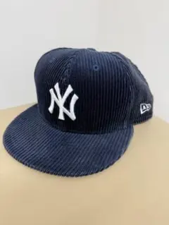 New Era 9FIFTY ネイビー コーデュロイキャップ snap back