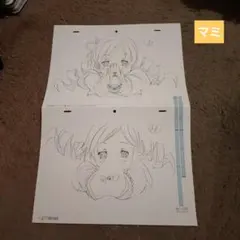 魔法少女まどかマギカ（まどマギ）両面ポスター＃♡⑯　マミ変身コマ　2面