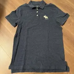 Abercrombie & Fitch ネイビー ポロシャツ M