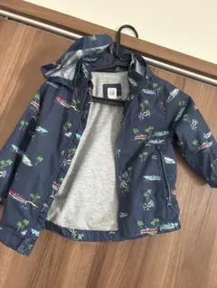 お値下げ GAP 18-24m 乗り物総柄　ウィンドブレーカー