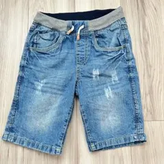 ZARA Boys ハーフパンツ デニム ダメージ110 サイズ4/5ザラ