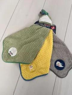 めがねうさぎ　ループ付タオル 3枚組