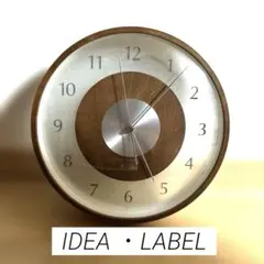 IDEA・LABEL掛け時計　完動品