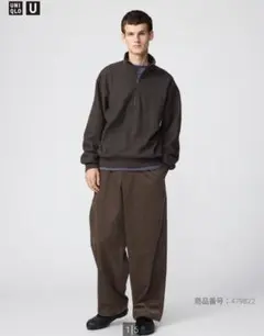 ユニクロU コーデュロイユーティリティパンツ M 36ブラウン UNIQLO U