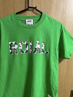 roial グリーン Tシャツ ROIALロゴ