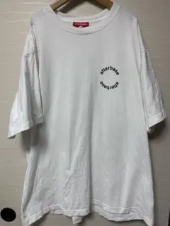 afterbase Tシャツ XXL ホワイト 円型ロゴ