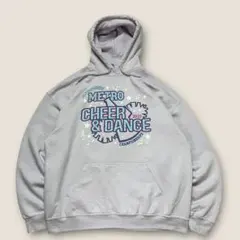 GILDAN スウェットパーカー パープル チアリーディング USAふるぎ