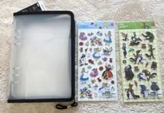 6リングファイルとディズニーぷくっとシールセット