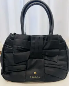TOCCA トッカ リボン トートバッグ ブラック