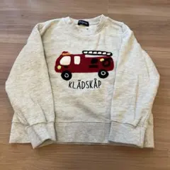 klädskap 消防車刺繍 トレーナー 110