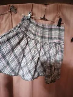 mezzopianoメゾピアノチェック柄フリルスカート 100cm~