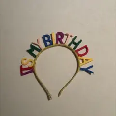 誕生日　カチューシャ