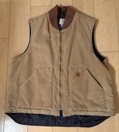 Carhartt V02 BRN ダックベスト ブラウン M メキシコ製 - メルカリ