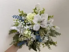 ウェディングブーケ　ブートニア　髪飾り