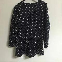 earth ネイビー 水玉セットアップ 新品未使用 タグ付き