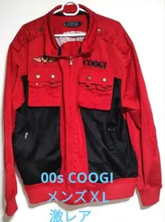 00s COOGI　クージー ジャンパー ブルゾン レッド XL メンズ　Y2Kのサムネイル