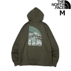 ノースフェイス パーカー US バックプリント(M)カーキ 181130