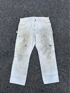 Dickies ホワイトペインターパンツ 30×30値下げ交渉可 - メルカリ