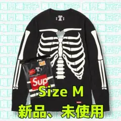 Supreme x Hanes Bones Thermal Crew 黒 (M)
