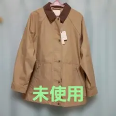 【未使用】スタジオクリップ ベージュ ジャケット ハーフコート コーデュロイ襟