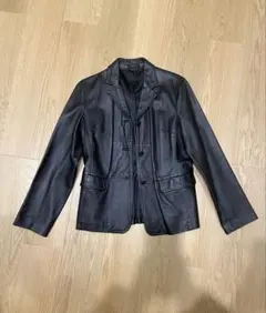COMME CA ISM 本革 レザージャケットのサムネイル
